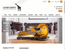 Tablet Screenshot of guitargiraffe.com